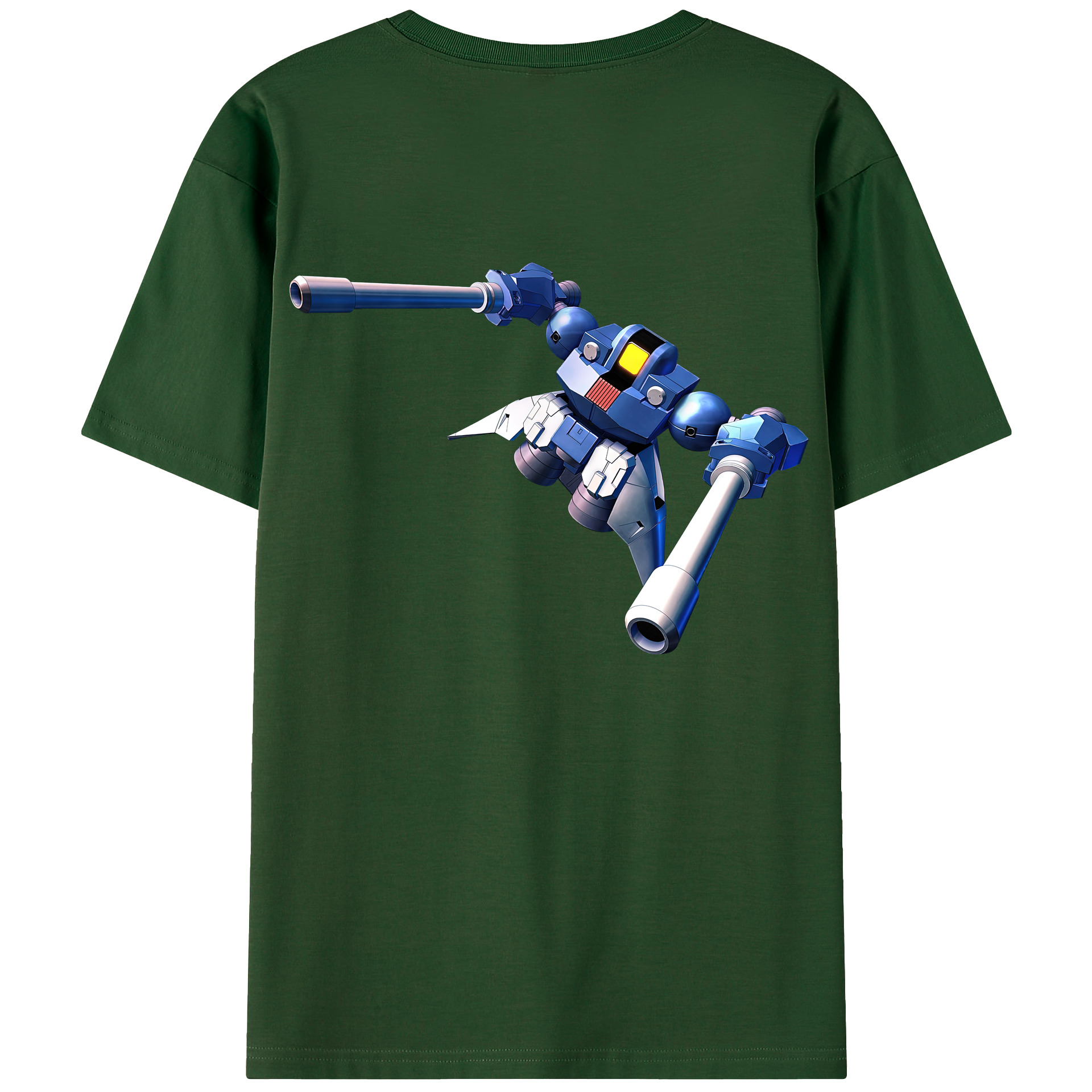 （画像用） 機動戦士ガンダム Mobile Suit Gundam 綿100％半袖Tシャツ（背面プリント）